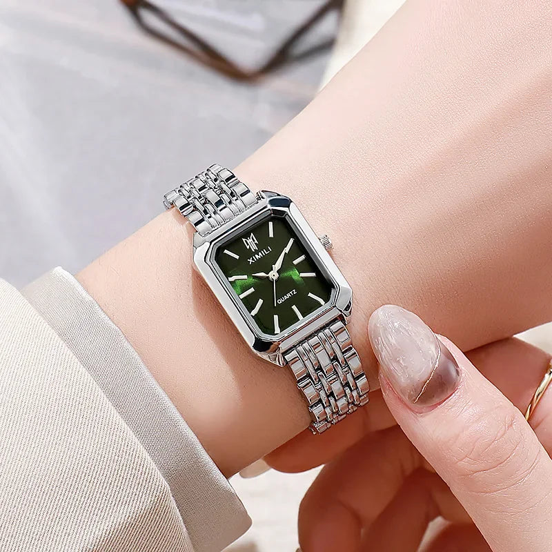 Women's Stainless Steel Watch – Luxury Quartz