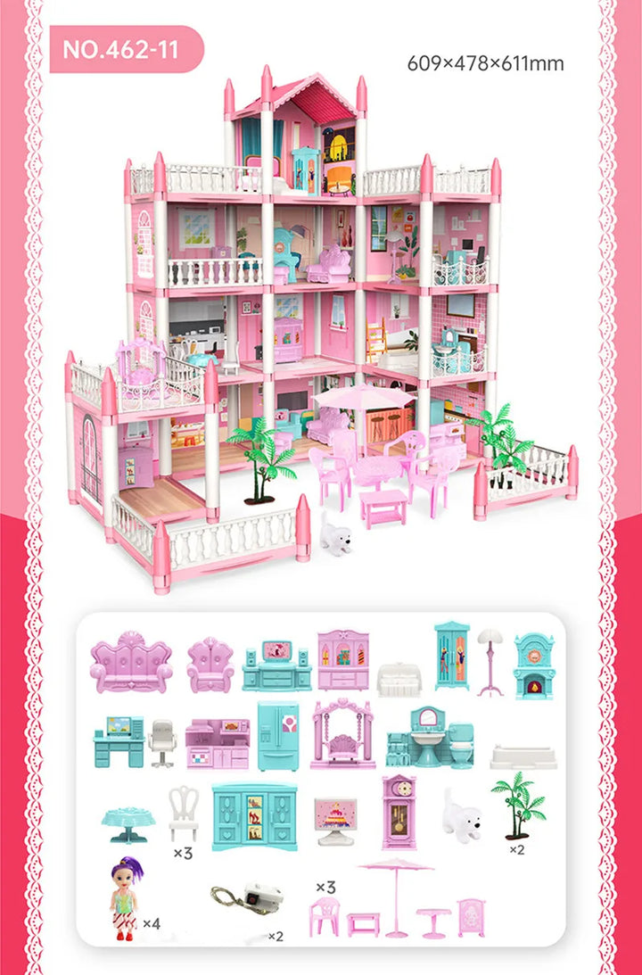 3D Princess Castle Dollhouse