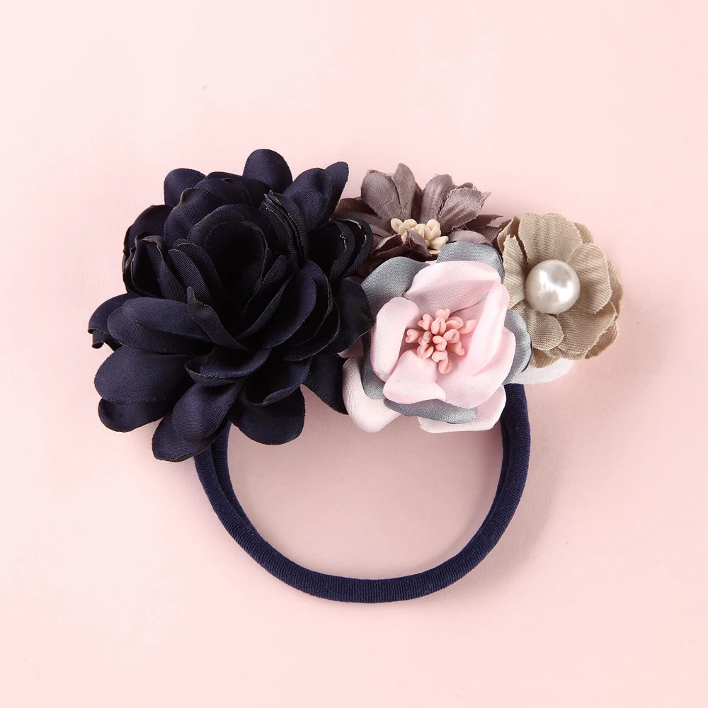 Baby Girl Headband – Elastic Floral Headwear