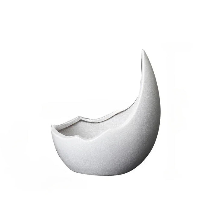 Rhinoceros Horn Ceramic Planter