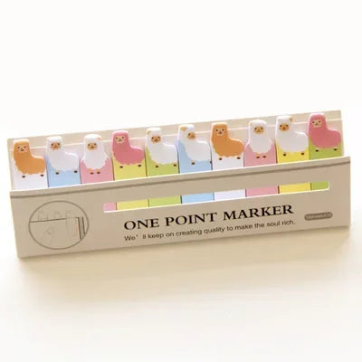 Cartoon Animal Mini Sticky Notes Set