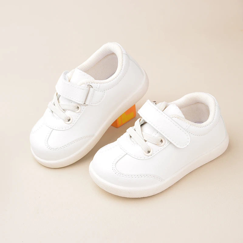 Girls Lovely Pink Daily Outdoor Low Top Soft  Flat Sports Sneakers Kids Casual Shoes EK9S49