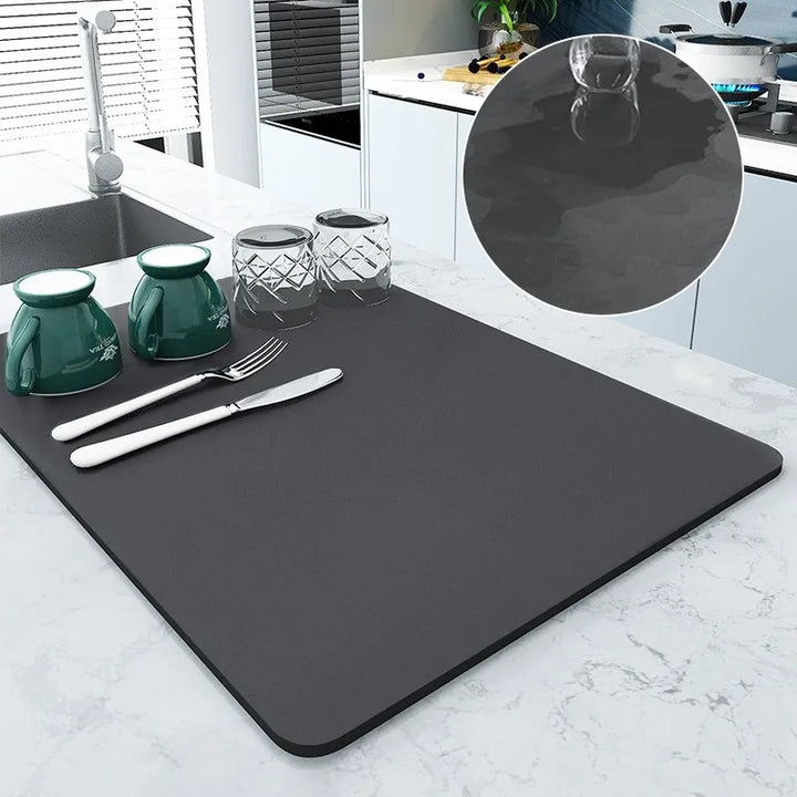 Large Super Absorbent Kitchen & Bathroom Mat – Quick Drying Pad