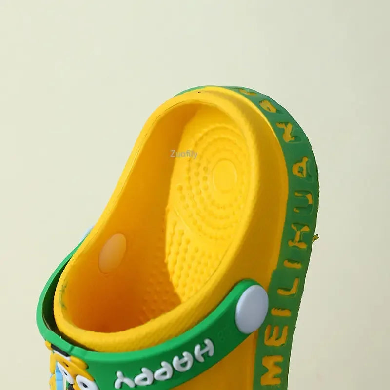 New Children Kids Baby Boys Girls Mules Clogs Summer Soft Sole Garden Beach Slippers Sandals Cave Hole Baby Shoes for Boys Girls