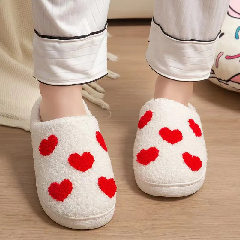 Family Fashion Slippers – Warm Cartoon Non-Slip Slides