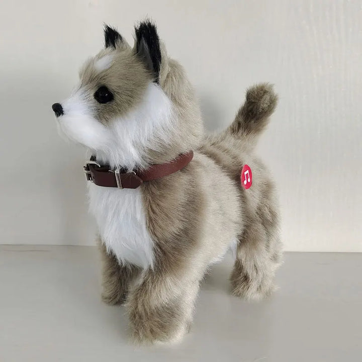 Interactive Robot Dog Toy – Sound & Touch Control Plush Puppy