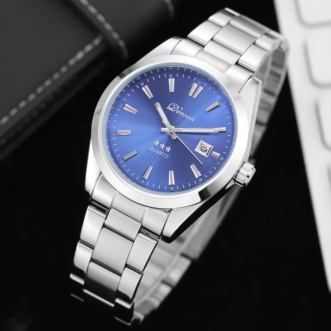 Denvosi Simple fashion casual men's waterproof luminous quartz watch