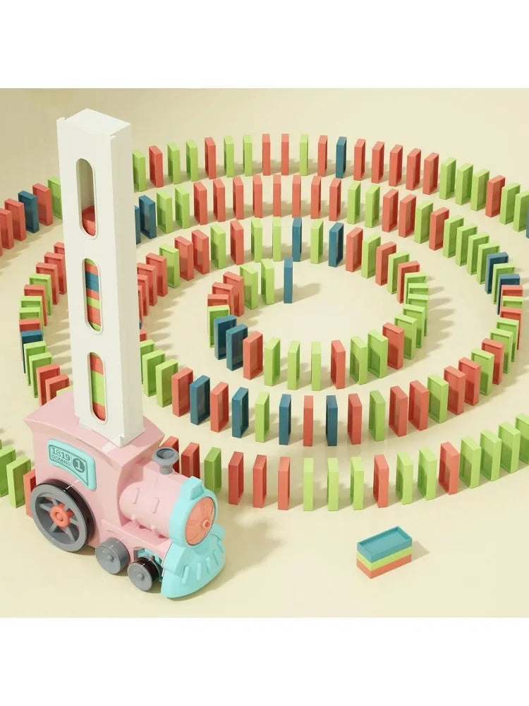 Domino Train Toy – Automatic Building Set for Kids