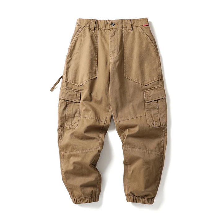 Khaki Harajuku Cargo Joggers