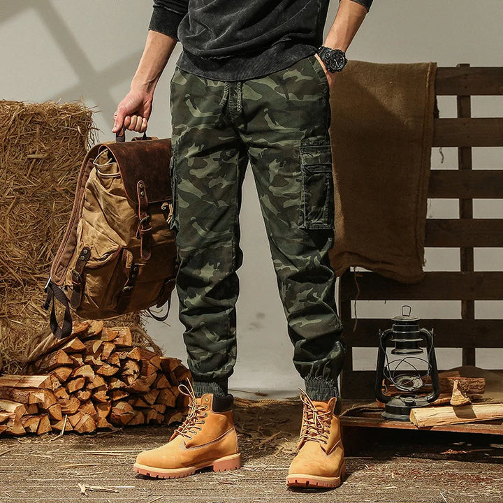 New Fashion Camouflage Cargo Pants Men Casual Harem Joggers Trousers Cotton Streetwear Clothes