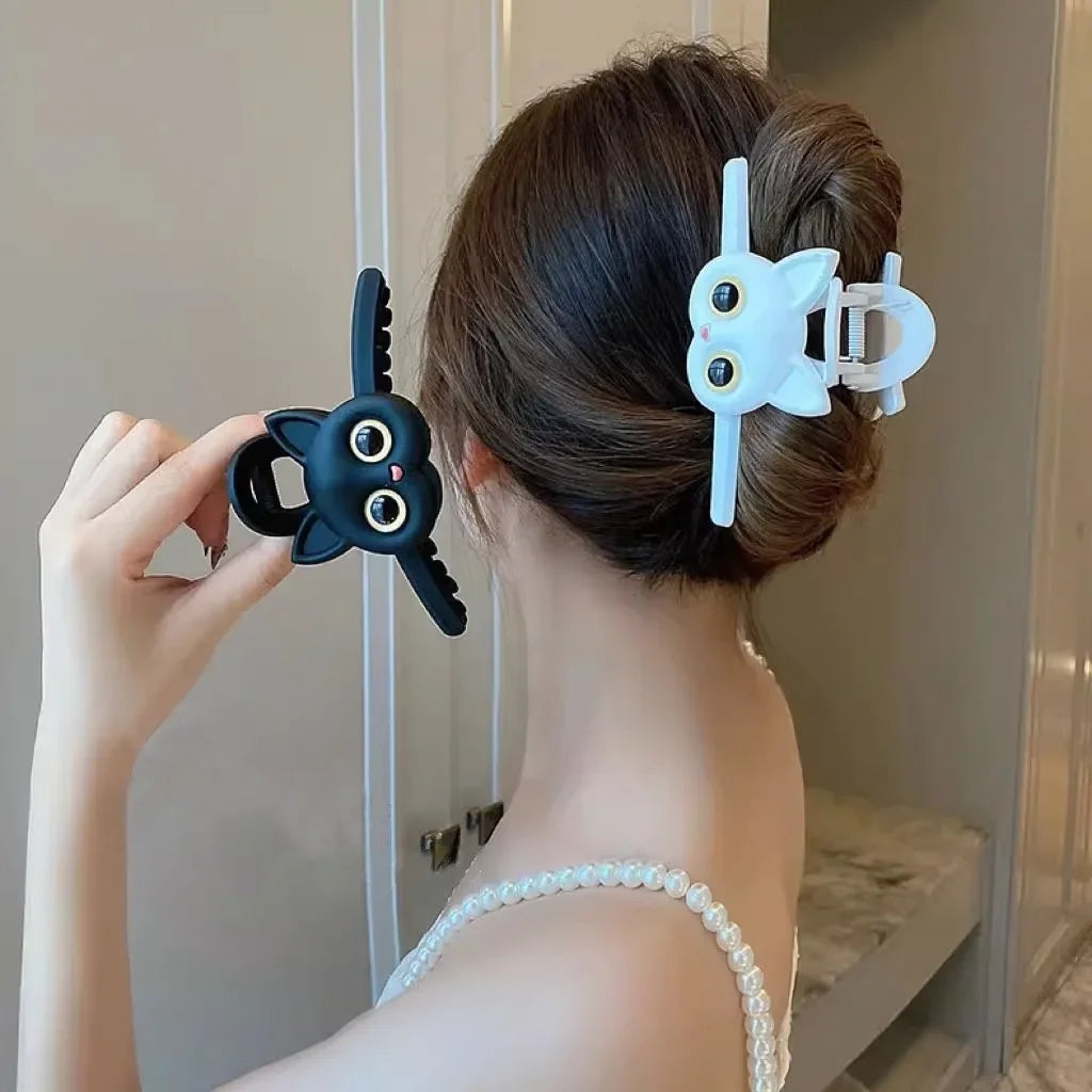 Cartoon Cat Shark Clip - Fashionable Minimalist Hair Accessory