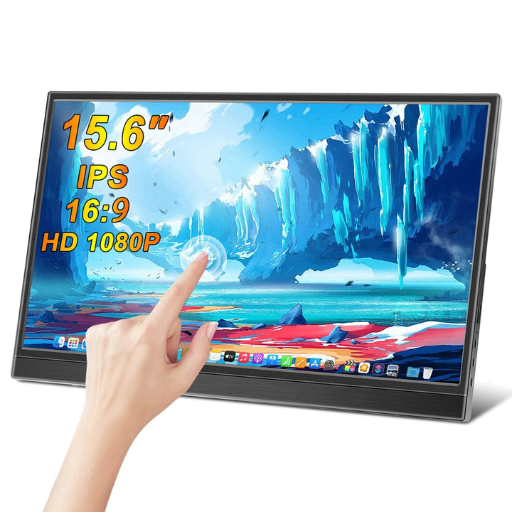 Touchscreen Portable Monitor – HD LED Display