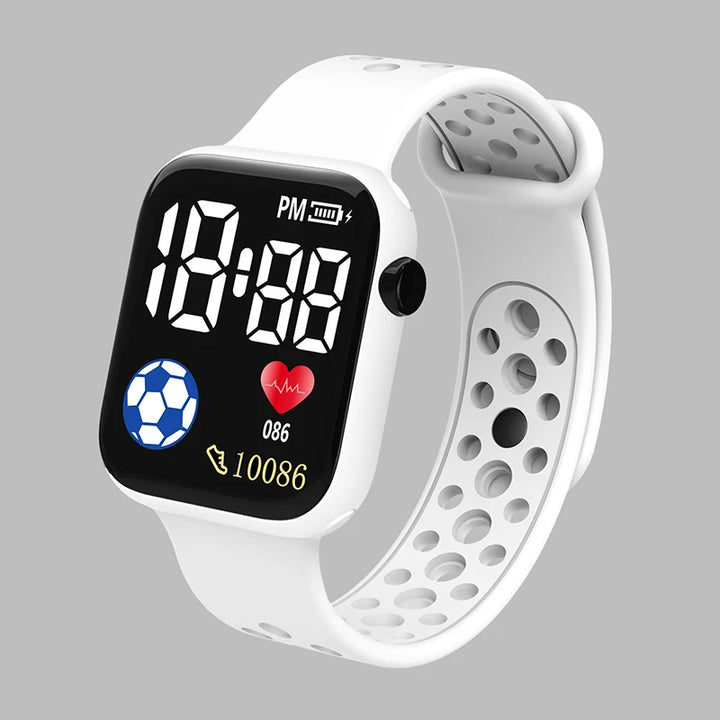 LED Digital Watch – Kids' Waterproof Sports Watch