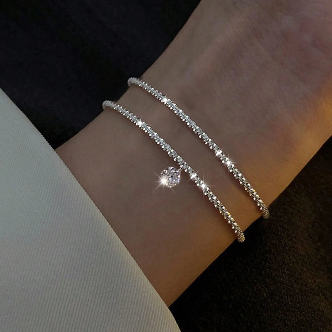 Silver Gypsophila Bracelet