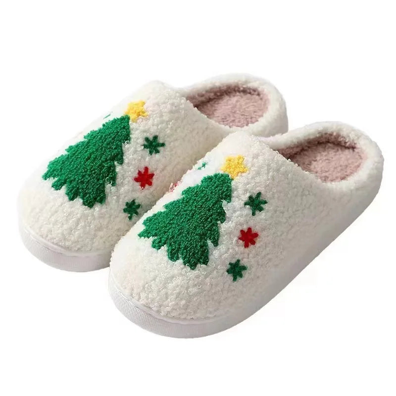 Family Fashion Slippers – Warm Cartoon Non-Slip Slides