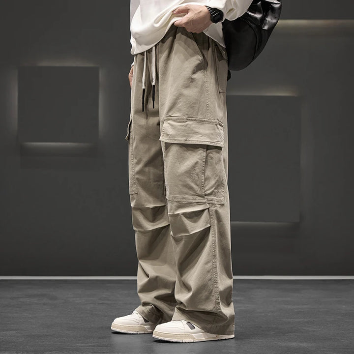 Wide Leg Cargo Pants – Men's Casual Trousers