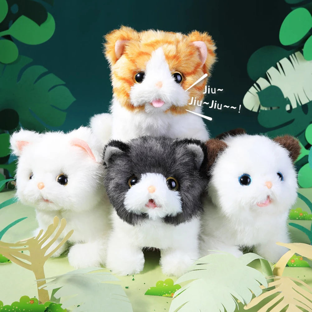 Electric Kitty Plush Toy – Walking & Crying Simulation Cat