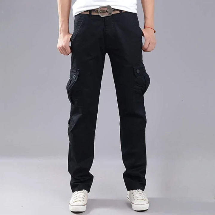 Male Trousers Straight Casual Men's Cargo Pants Stacked Loose Korean Style New In Regular Fit Luxury Oversize Fashion Y2k