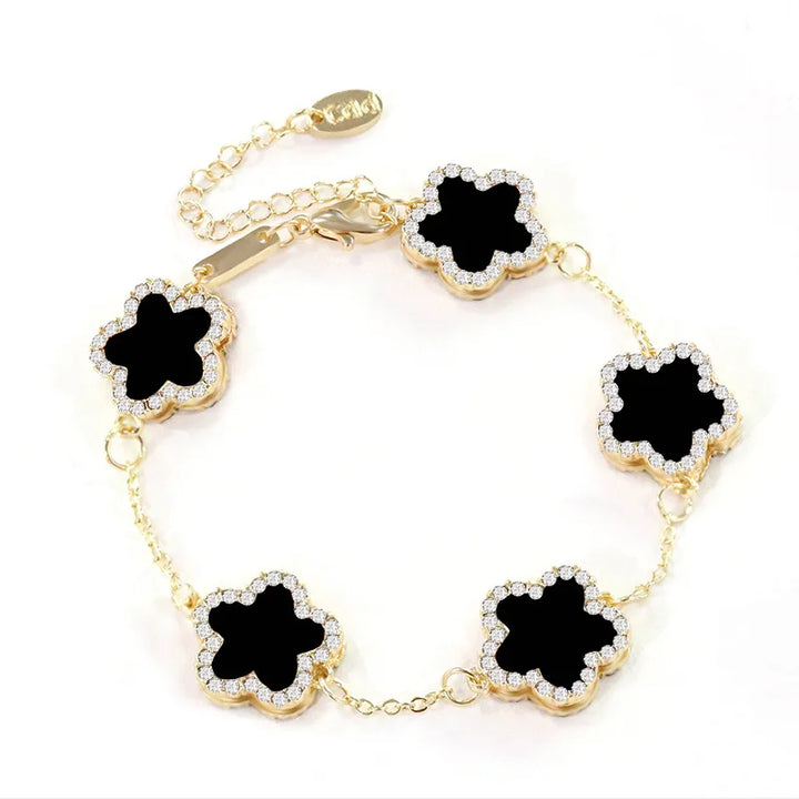 Five Leaf Flower Bracelet