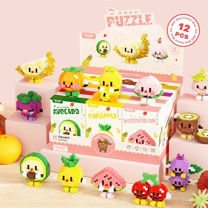 Fruit Puzzle Building Blocks