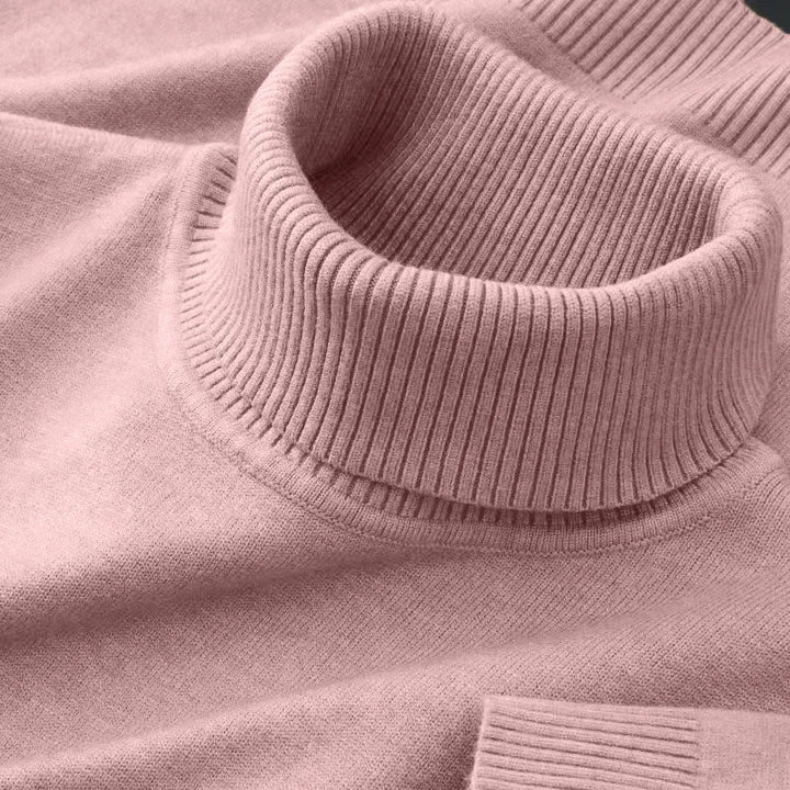 New Mens Knitted Sweaters Solid Color Turtleneck Breathable Pullovers Warm Outdoor Basic Streetwear autumn Business Tops