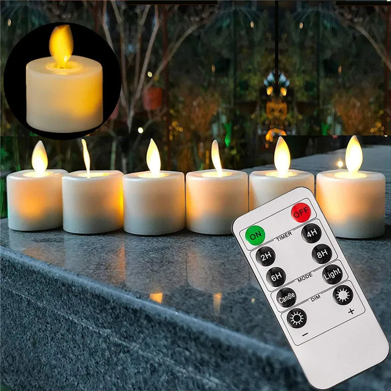 Flameless Candles – Remote Control LED