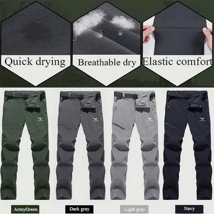 New Stretch Breathable Mens Hiking Pants Outdoor Summer Thin Quick Dry Fishing/Climbing/Camping/Trekking Trousers PTN42