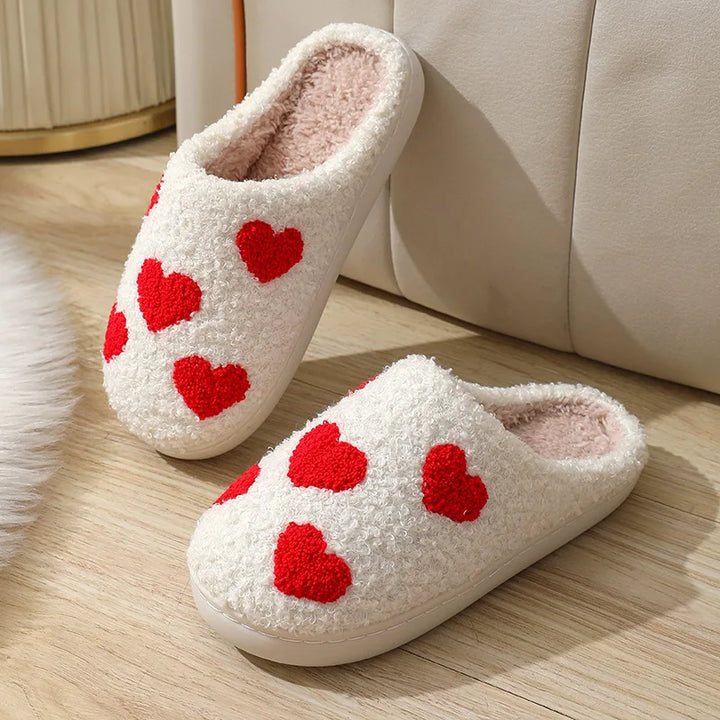 Family Fashion Slippers – Warm Cartoon Non-Slip Slides