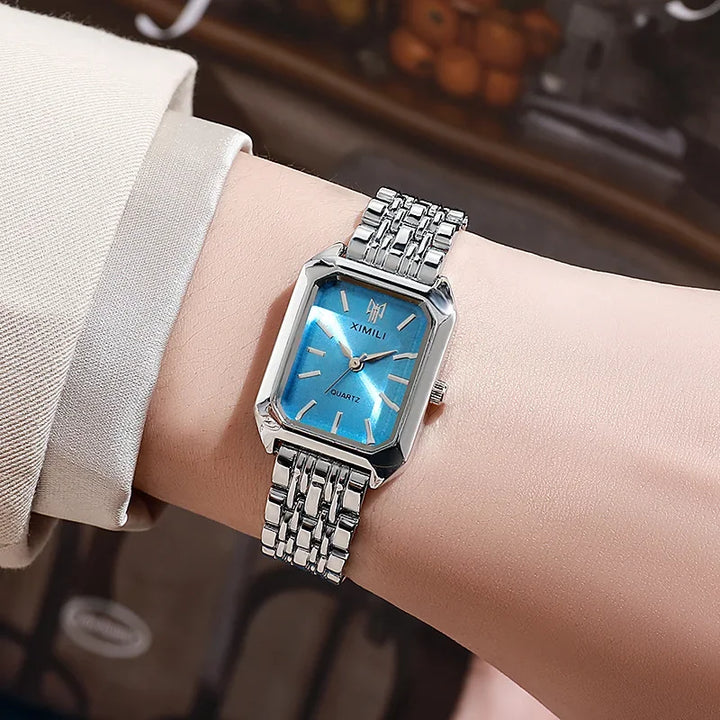 Women's Stainless Steel Watch – Luxury Quartz