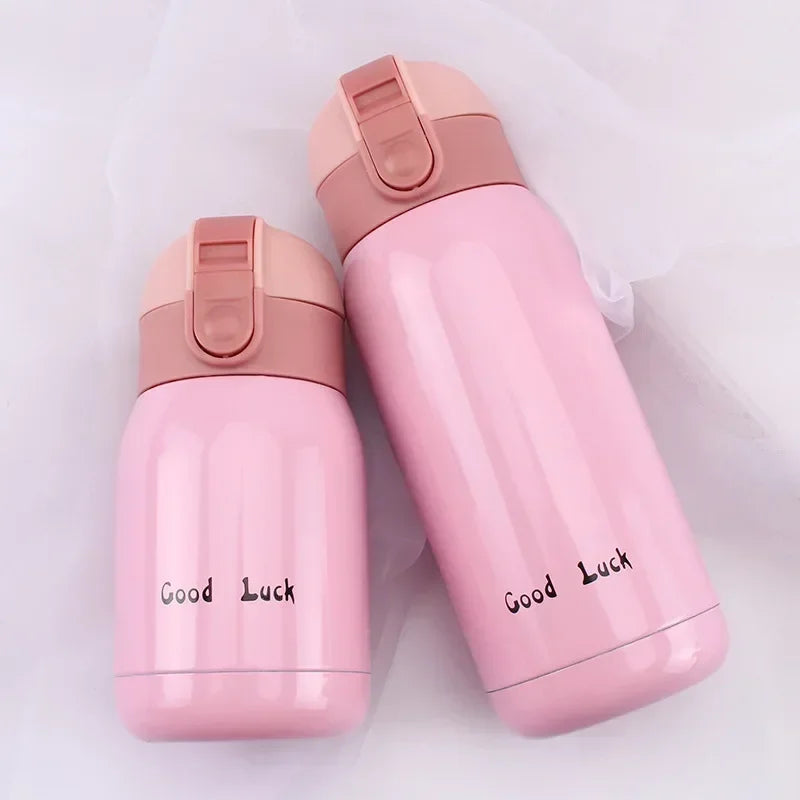 Mini Thermos Cup 200ml/360ml Pocket Cup Stainless Steel Thermal Coffee Mug Vacuum Flask Insulated Hot Water Bottle Kids Gift