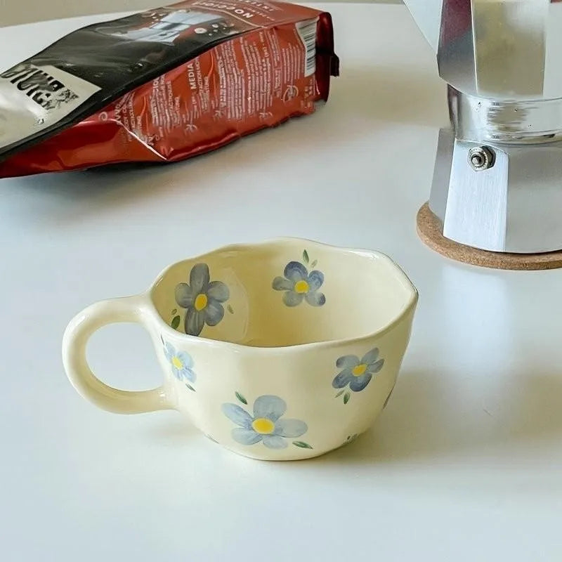 Korean Style Irregular Ceramic Mug