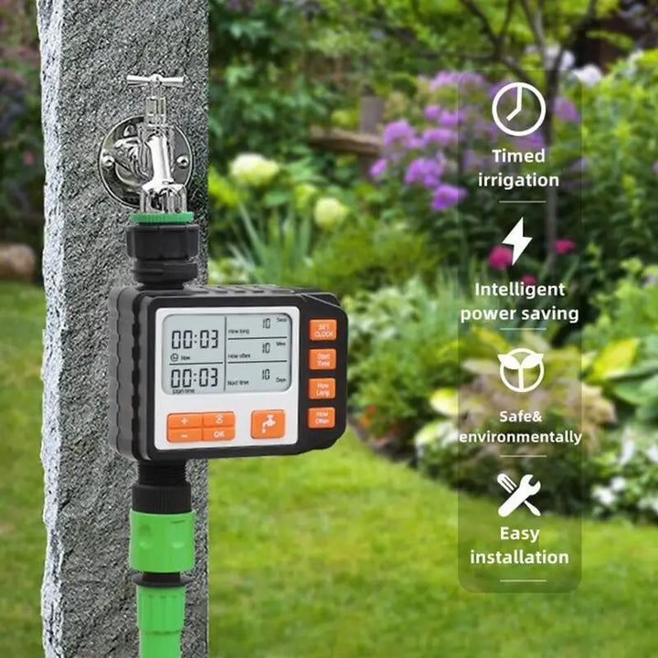 IP65 Programmable Garden Watering Timer Automatic Watering Irrigation Programmer For Greenhouse Drip Water System Controller