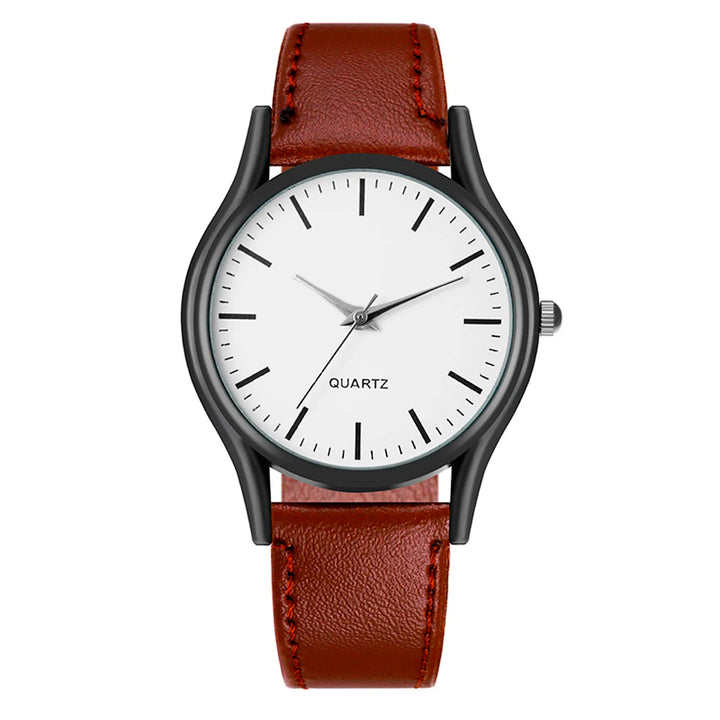 Men's Fashion Business Design Hand Watch Leather Watch