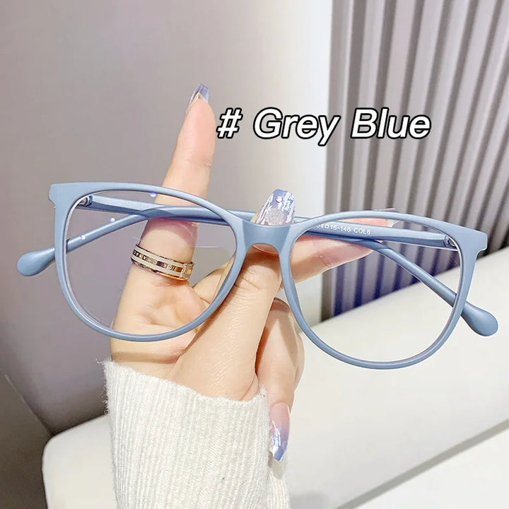 New Fashion Glasses for Women Retro Transparent Glasses Anti Blue Light Eyeglass Frame Luxury Brand Design Four Seasons Spectac