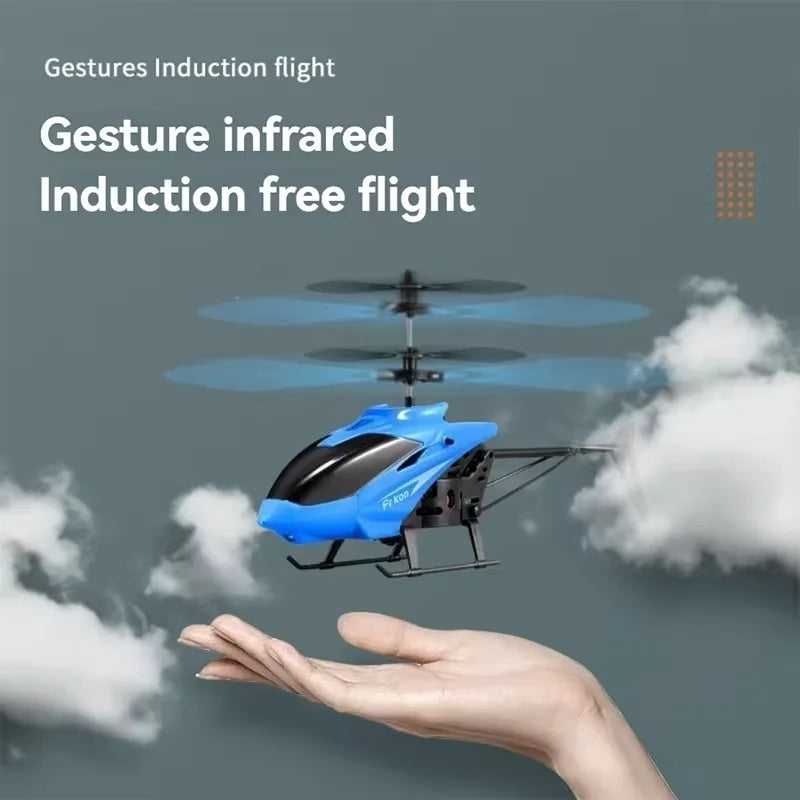 Inductive Light-Up Helicopter Toy