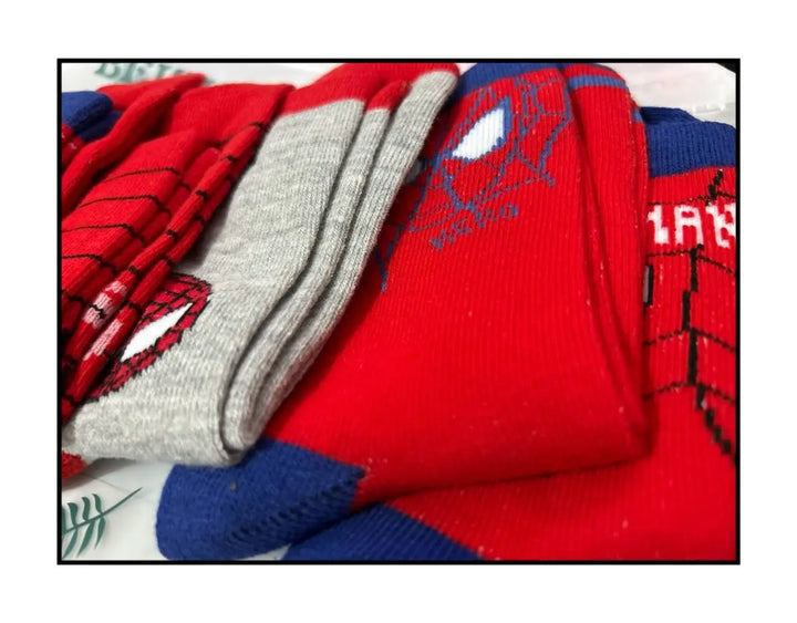 Children's SpiderMan Socks – Cartoon Cotton