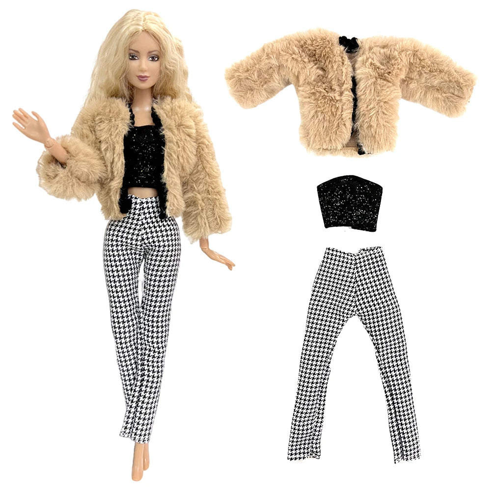 Fashion Skirt Set for 1/6 Doll – Casual Dollhouse Outfit