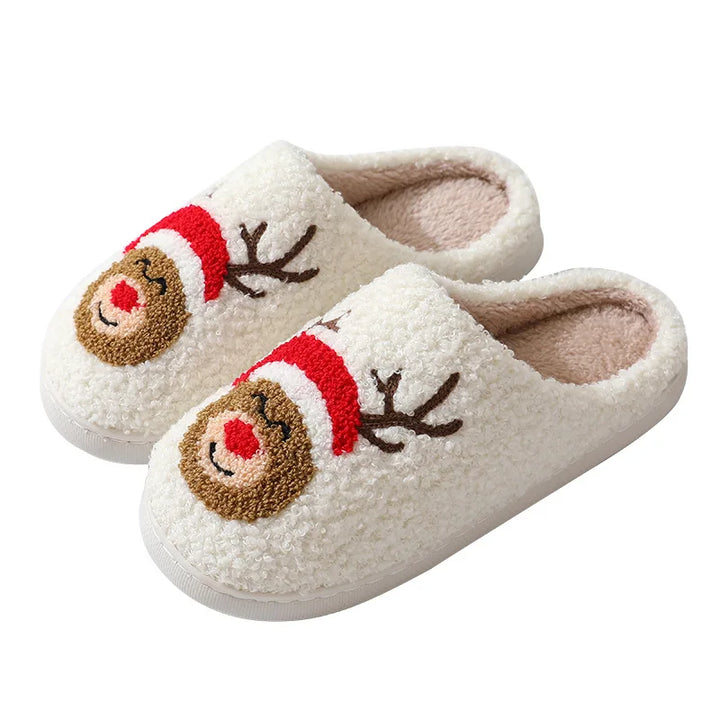 Family Fashion Slippers – Warm Cartoon Non-Slip Slides