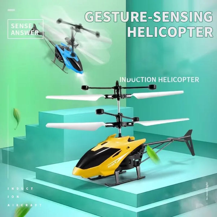 Inductive Light-Up Helicopter Toy