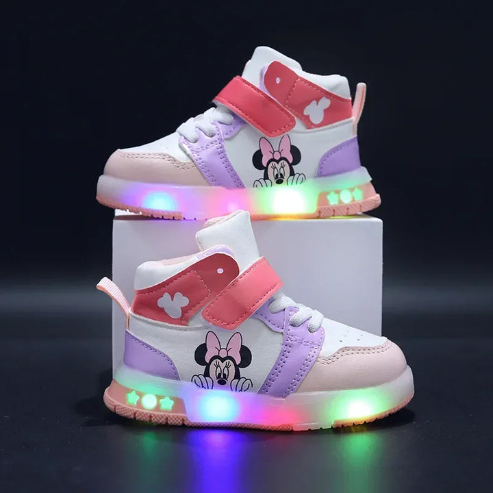 Disney LED Light Shoes – Mickey Mouse Kids' Sneakers