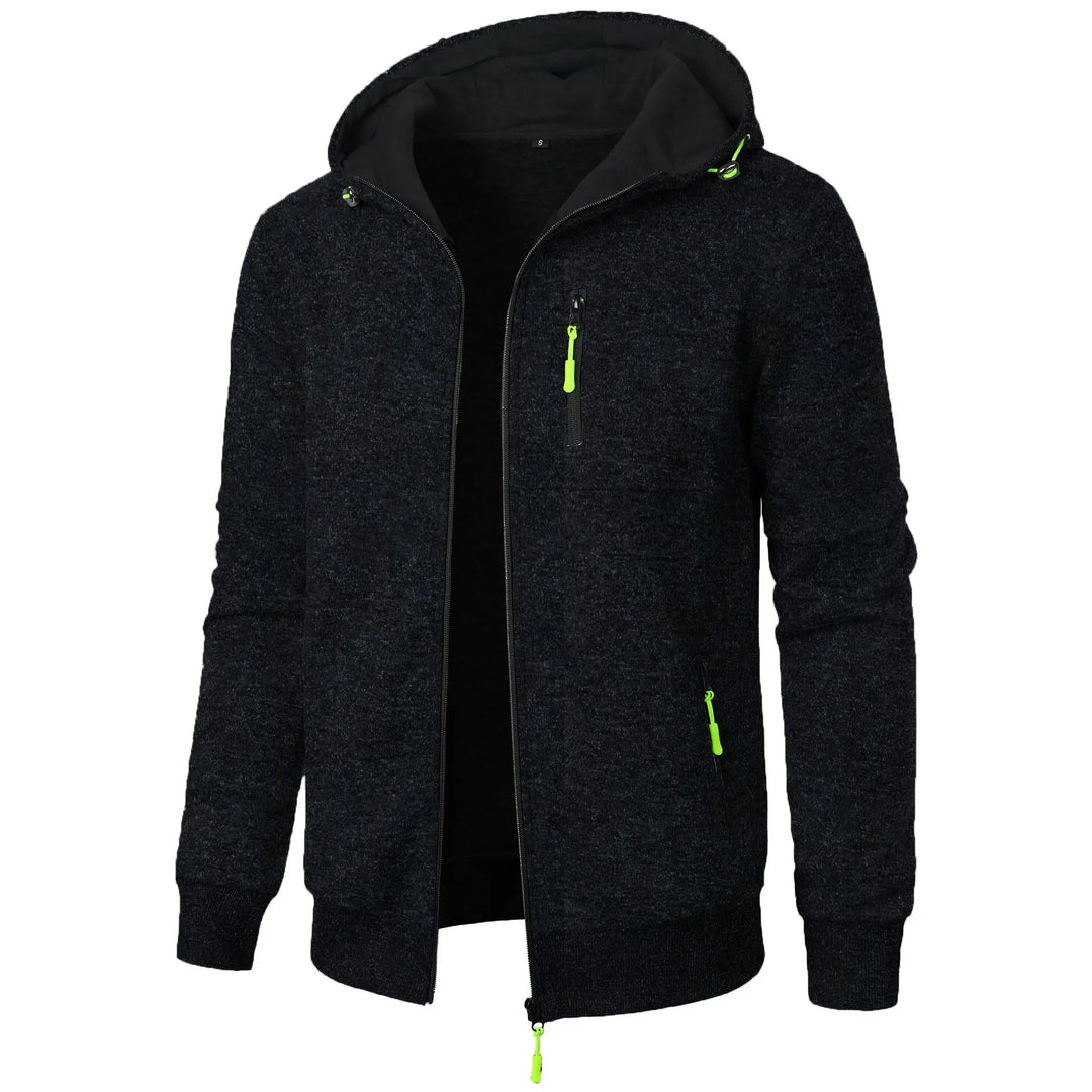 New Men's Sports Fitness Casual Sweatshirt Cardigan Hooded Jackets Cardigan Hooded Sweatshirts Baseball Jacket