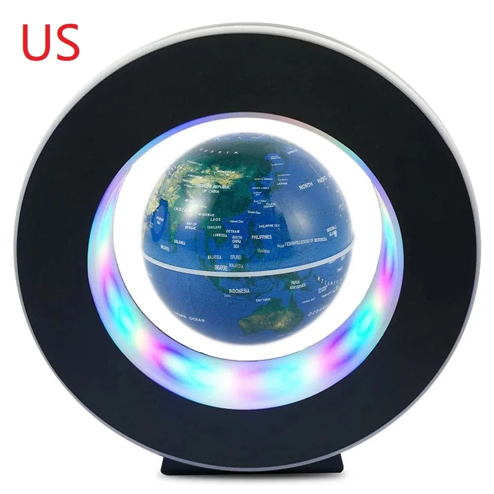 Magnetic Levitation Globe – LED Antigravity Lamp