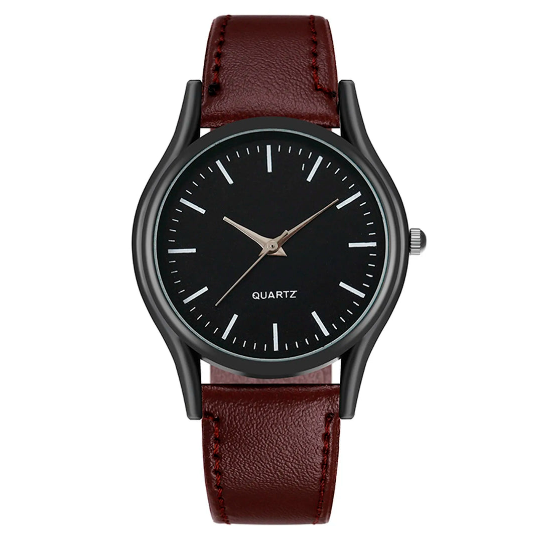 Men's Fashion Business Design Hand Watch Leather Watch