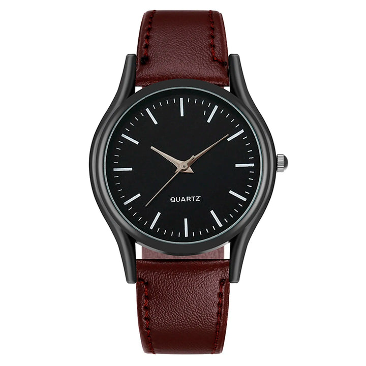 Men's Fashion Business Design Hand Watch Leather Watch