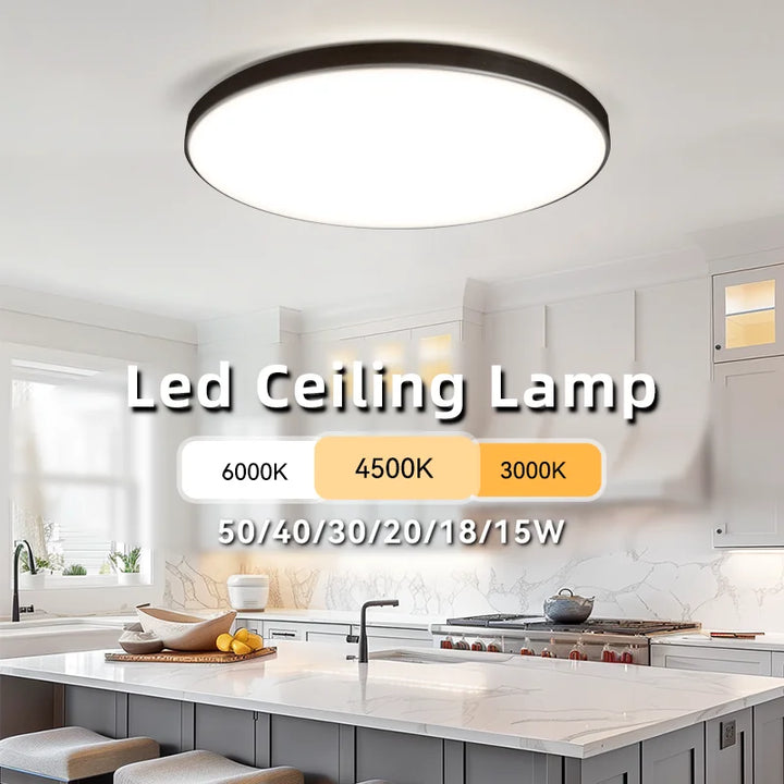 Modern Led Ceiling Lamp Ceiling Light Fixture Waterproof Bathroom Lights For Kitchen Bedroom Living Room Indoor Lighting 85-220V