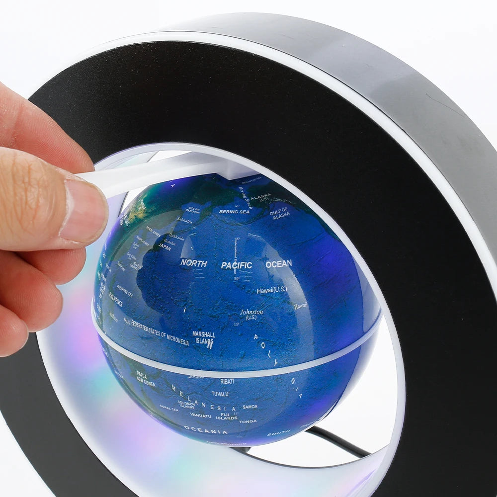 Magnetic Levitation Globe – LED Antigravity Lamp