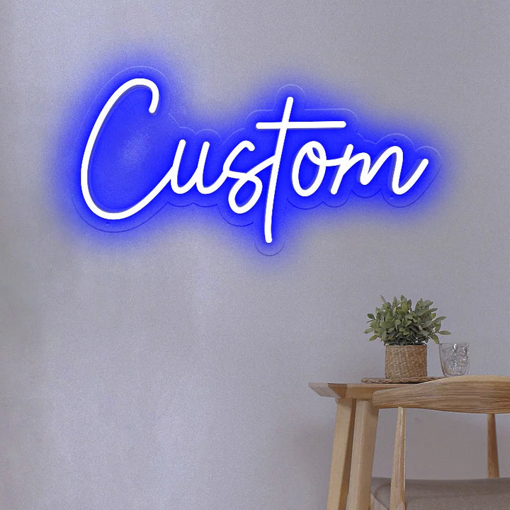 Custom Name Neon Sign Personalized Led Neon Sign Night Light Birthday Wedding Signs Room Bedroom Decoration Wall LED Neon Lamp