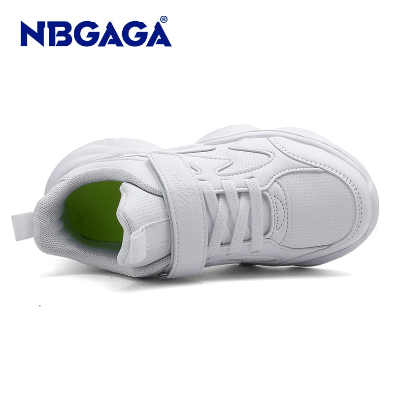 Girls Shoes Autumn Boys White Shoe Casual Running kids Anti-Slip Soft Sole Sneakers Children Tennis School Outdoor Sports Shoes