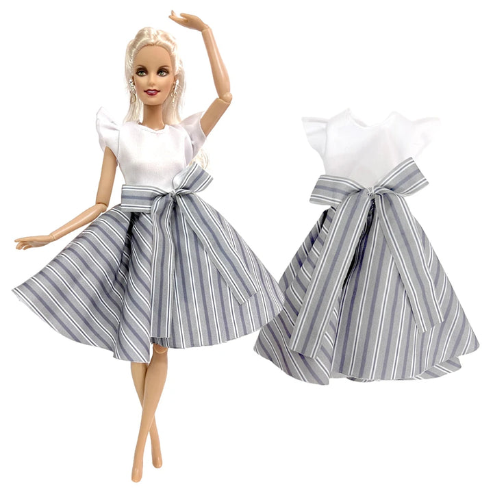 Fashion Skirt Set for 1/6 Doll – Casual Dollhouse Outfit