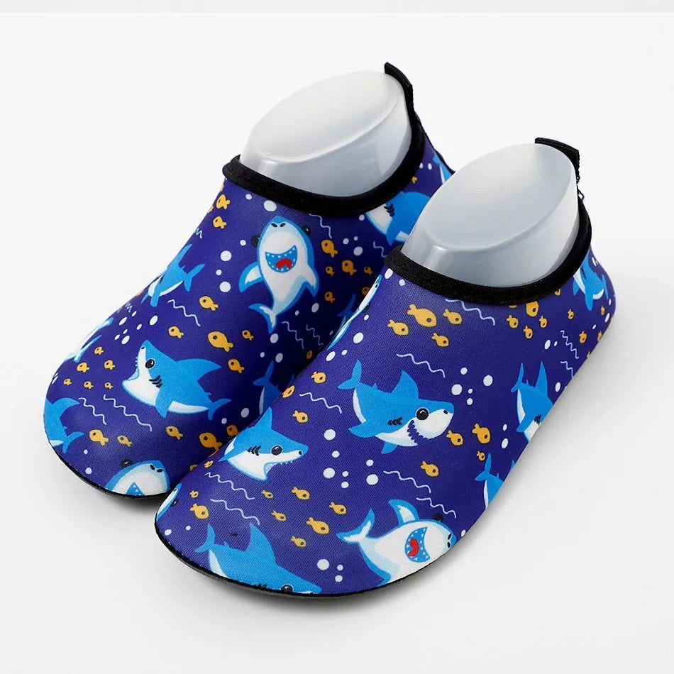 Children Beach Shoes Baby Soft Floor Indoor Slipper Snorkeling Swim Socks Boys And Girls Anti-Slip Home Barefoot Kids Slippers